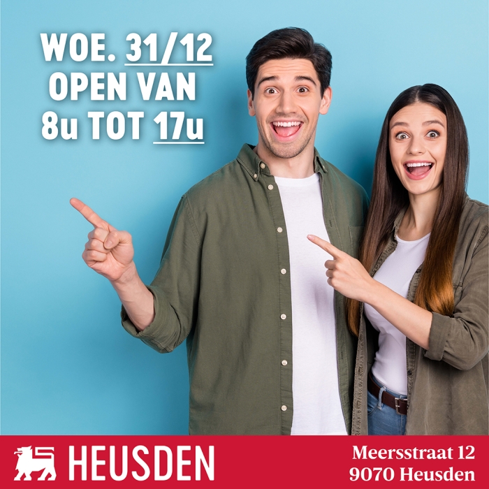 🎉 Aangepaste openingsuren – Oudejaarsavond